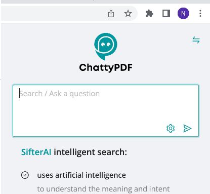 pdf ai extension chattypdf how to use