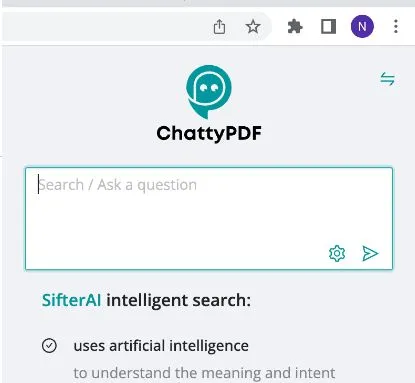 pdf ai extension chattypdf how to use