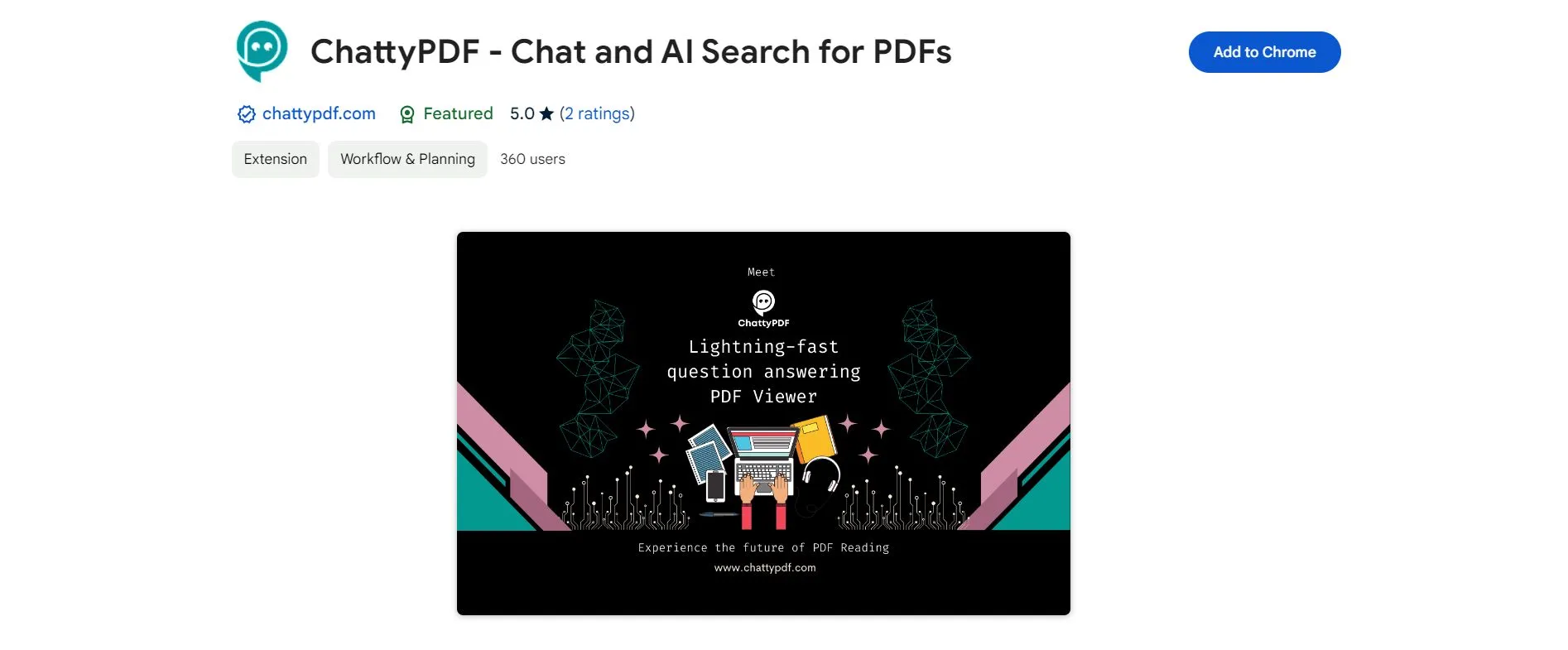 pdf ai extension chattypdf 