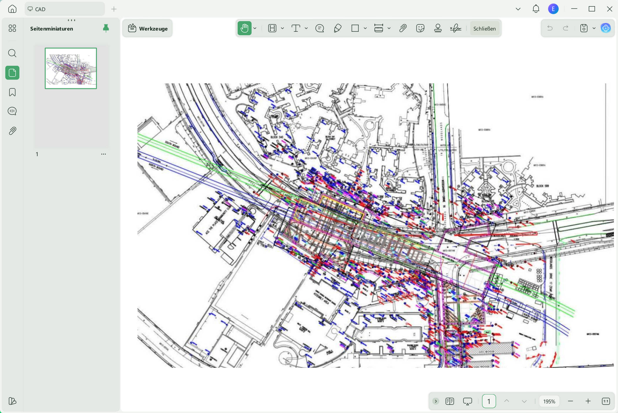 PDF in DWG öffnen CAD