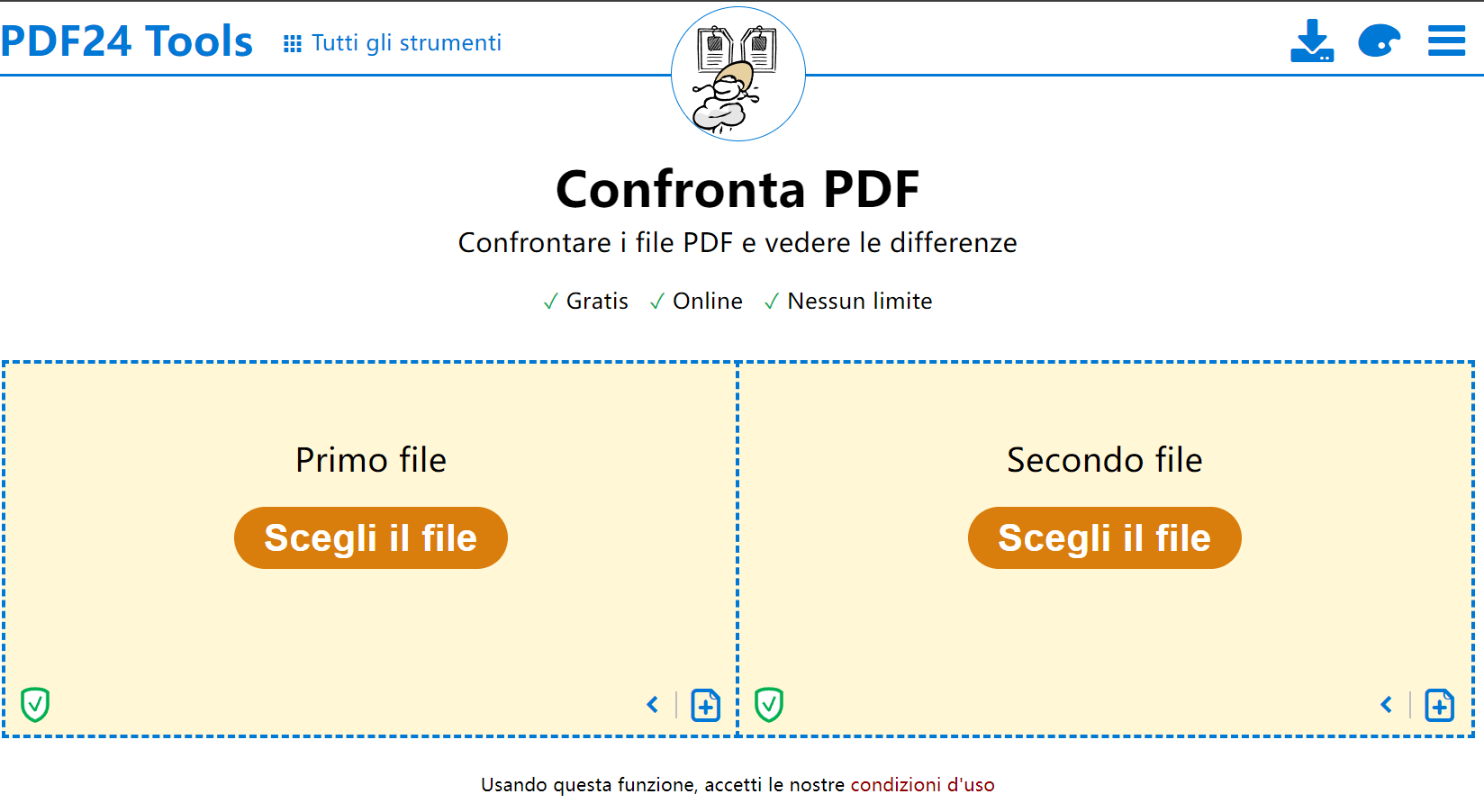 confrontare i PDF online