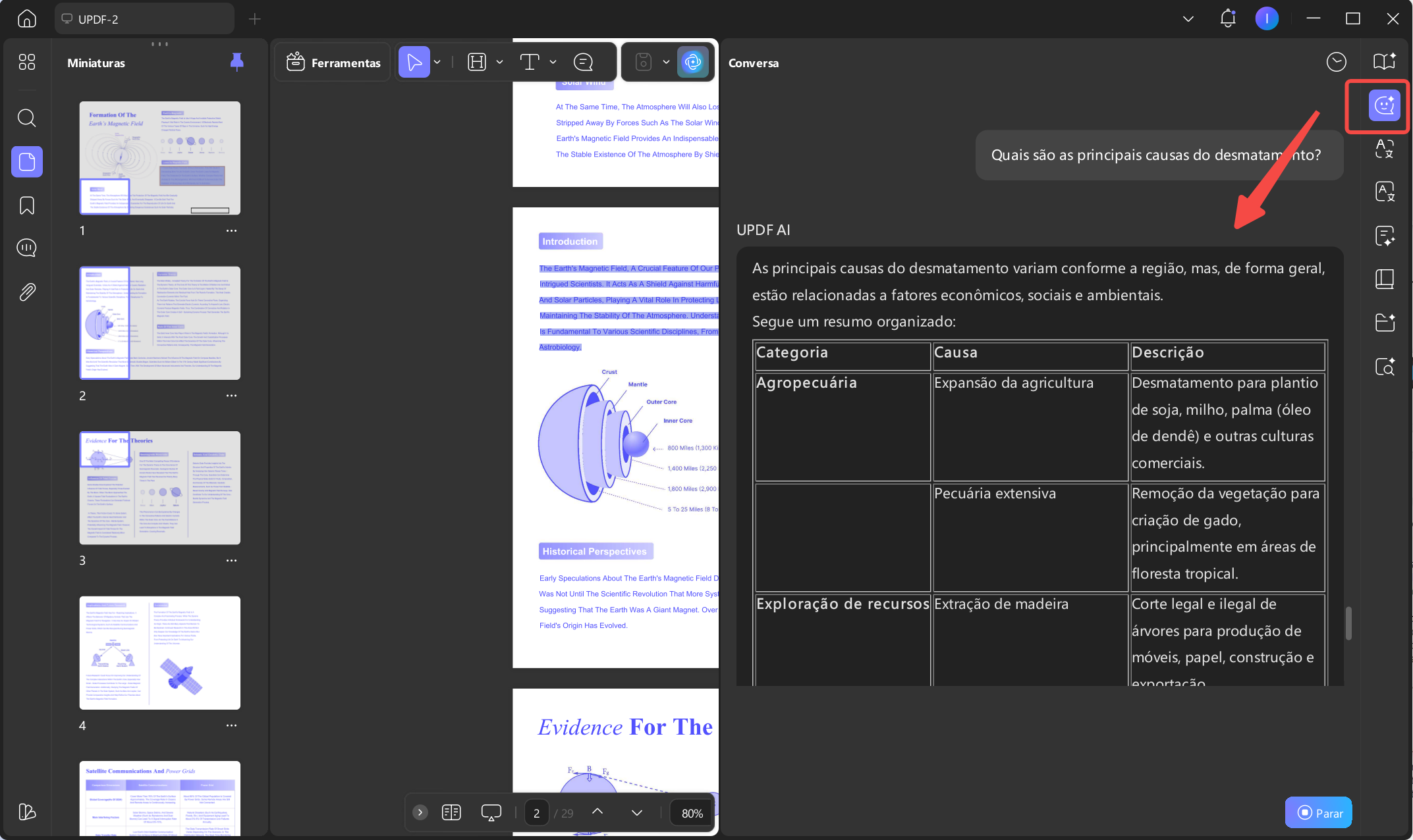 Ferramenta de IA para Conversar com PDF