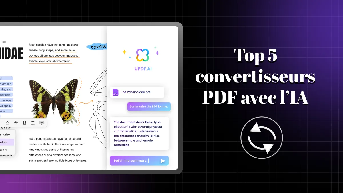 Les 5 meilleurs convertisseurs de PDF avec l'IA pour optimiser les PDF avant leur conversion