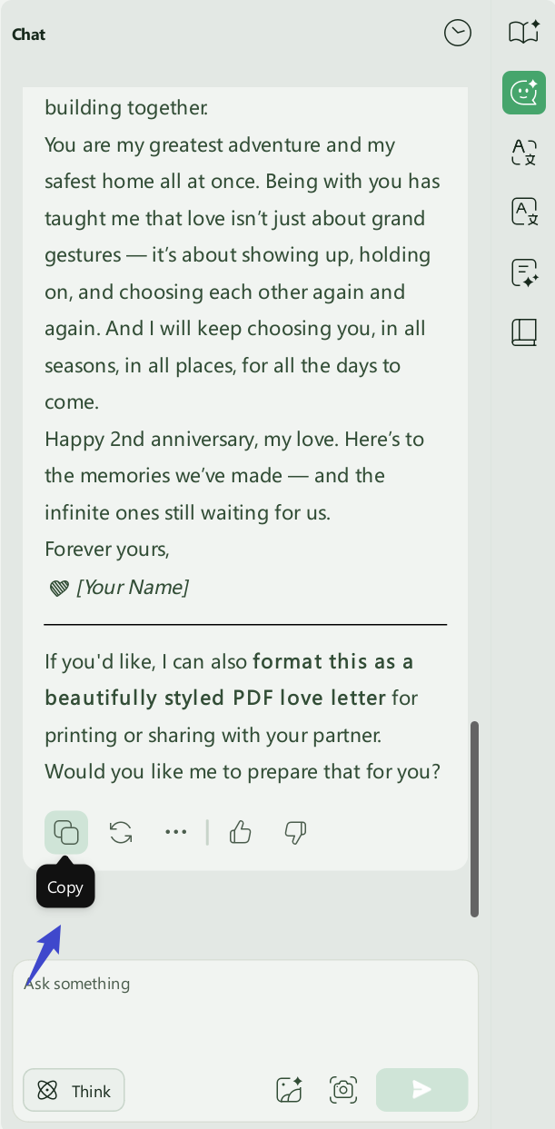 ai love letter generator updf ai