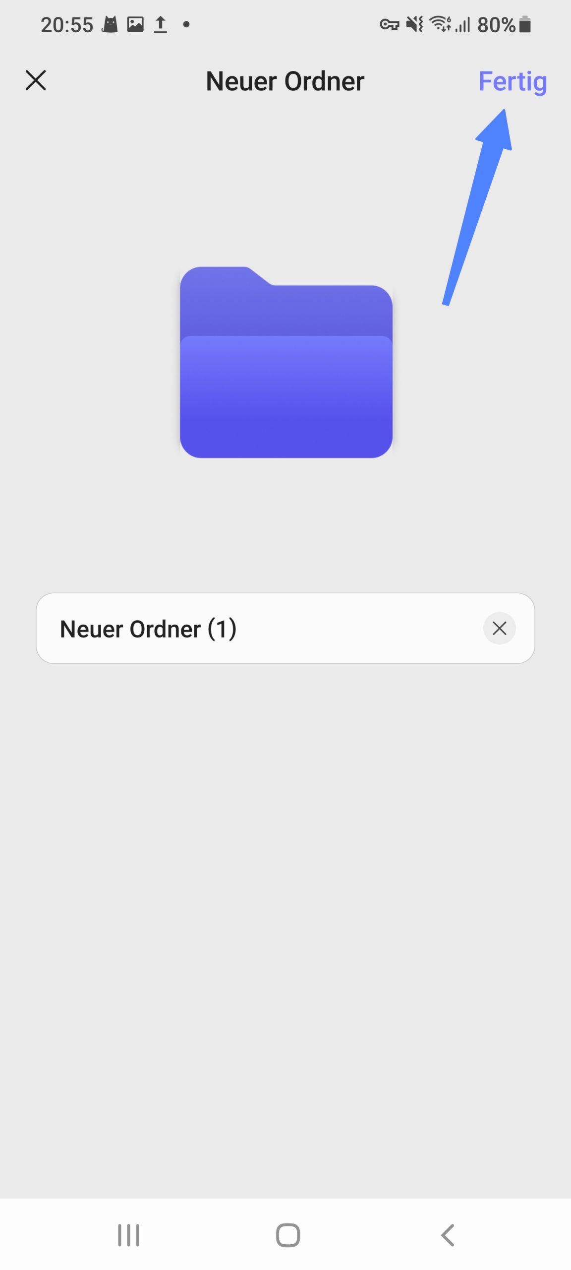 Ordner erstellen
