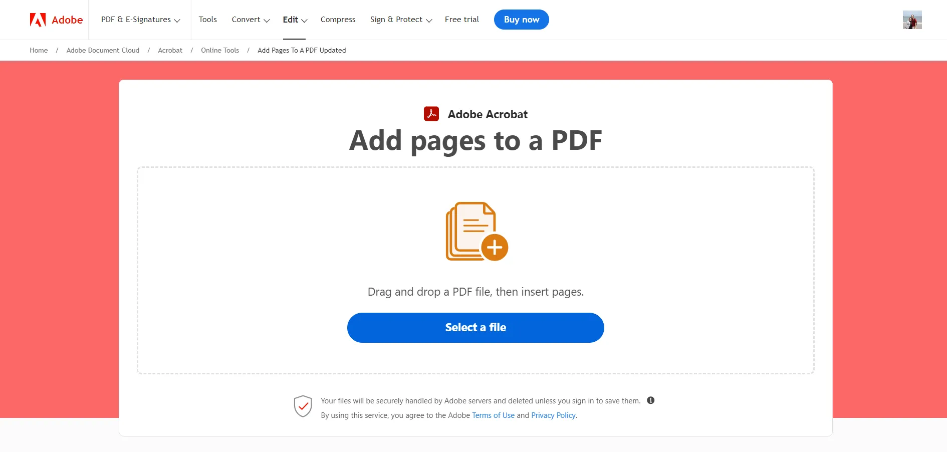 how to make a multi page pdf adobe