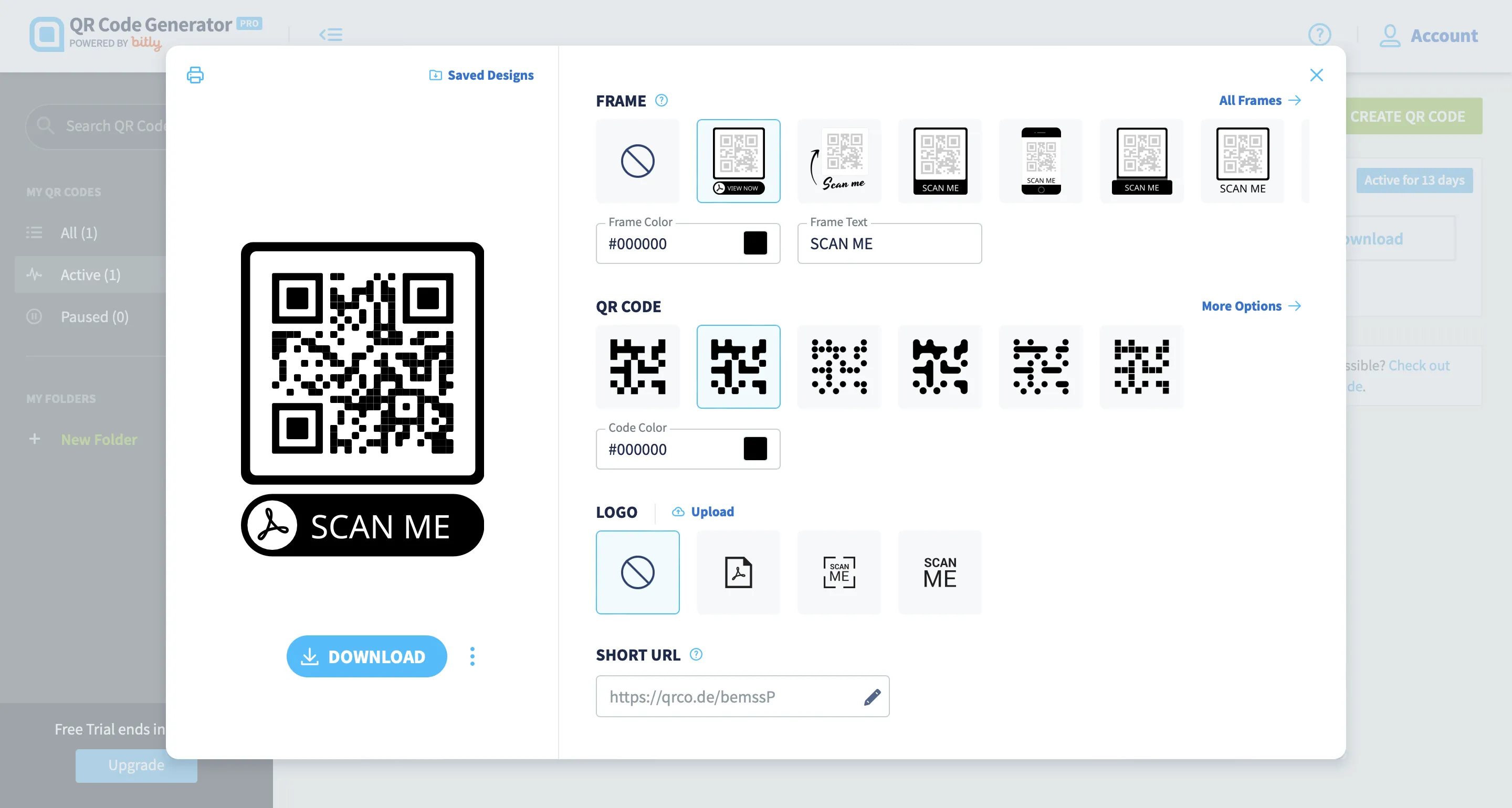 QR-Code für PDF erstellen QR-Code