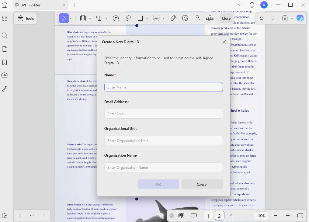 create signature
