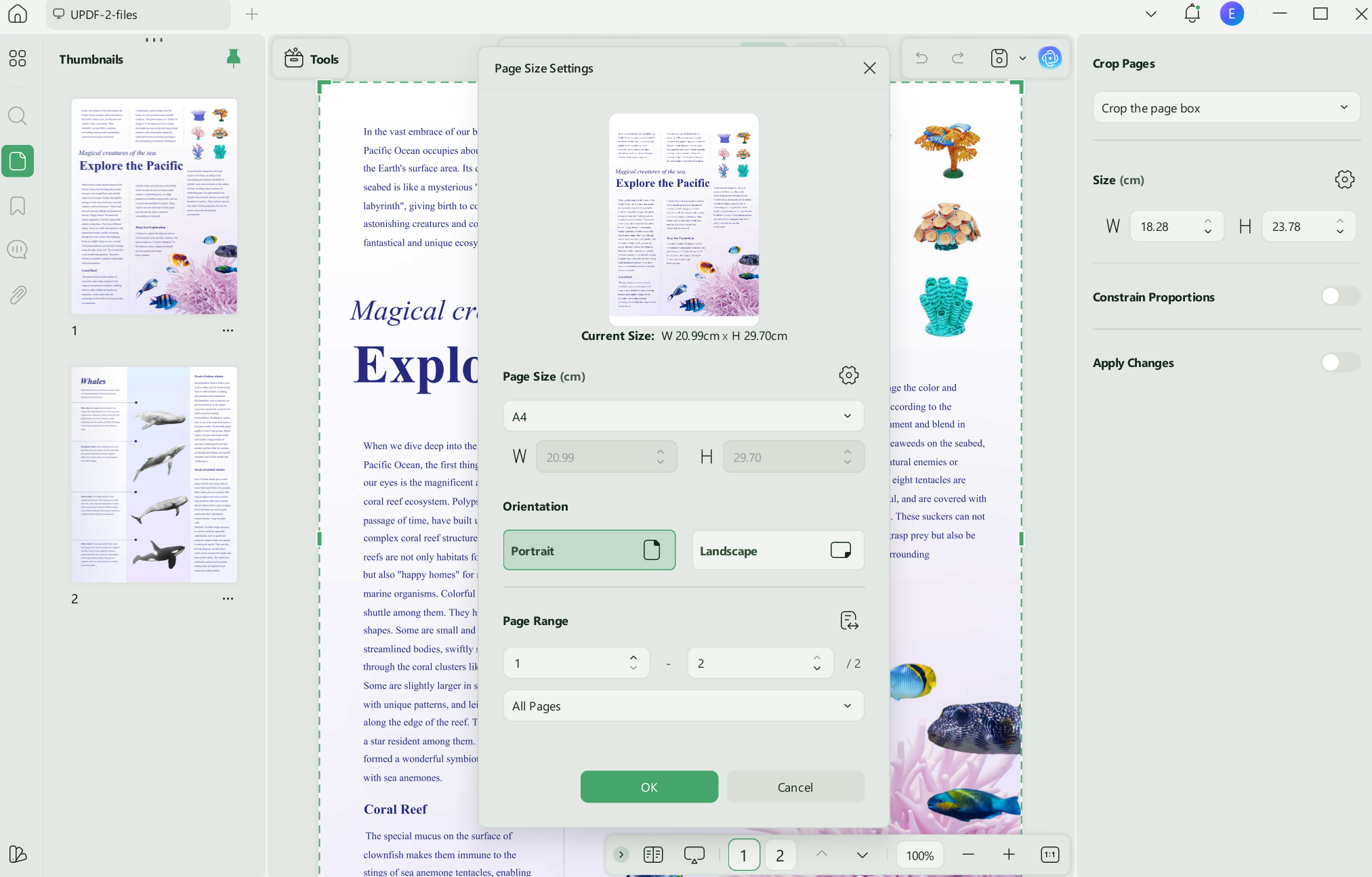 add margin to pdf crop pages