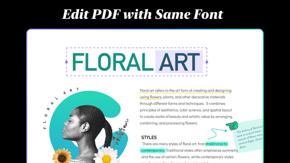 Edit PDFs Like a Pro with the Same Font UPDF