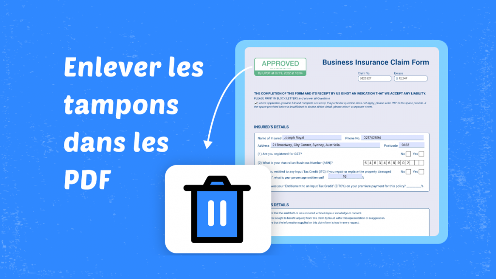 Comment enlever les tampons dans les PDF avec succès UPDF