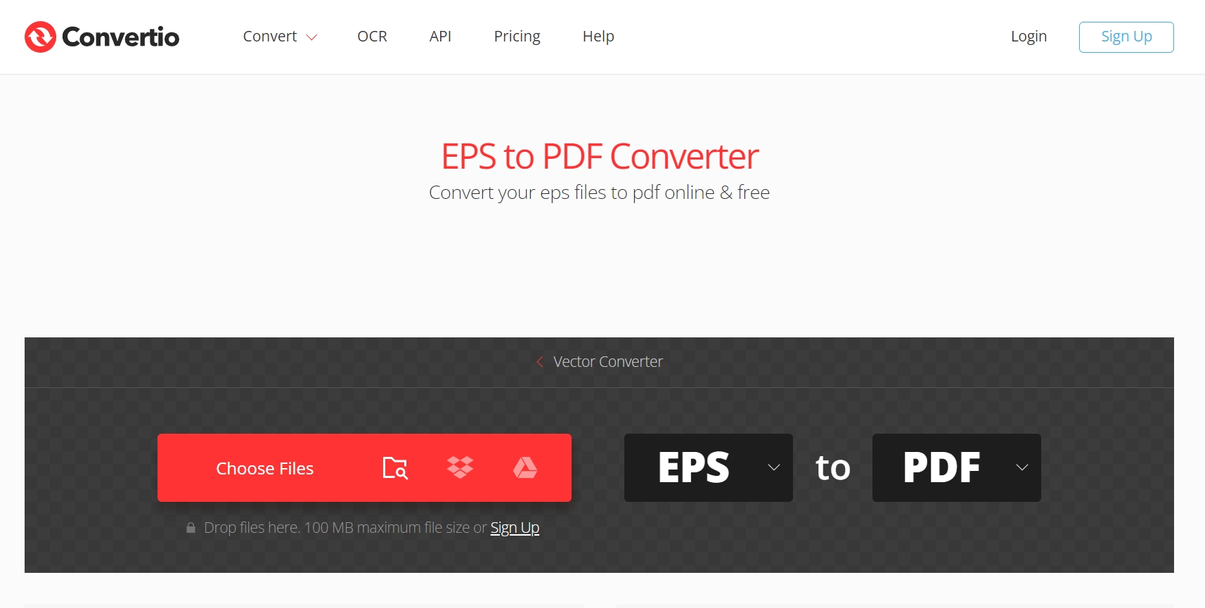 Converter EPS para PDF