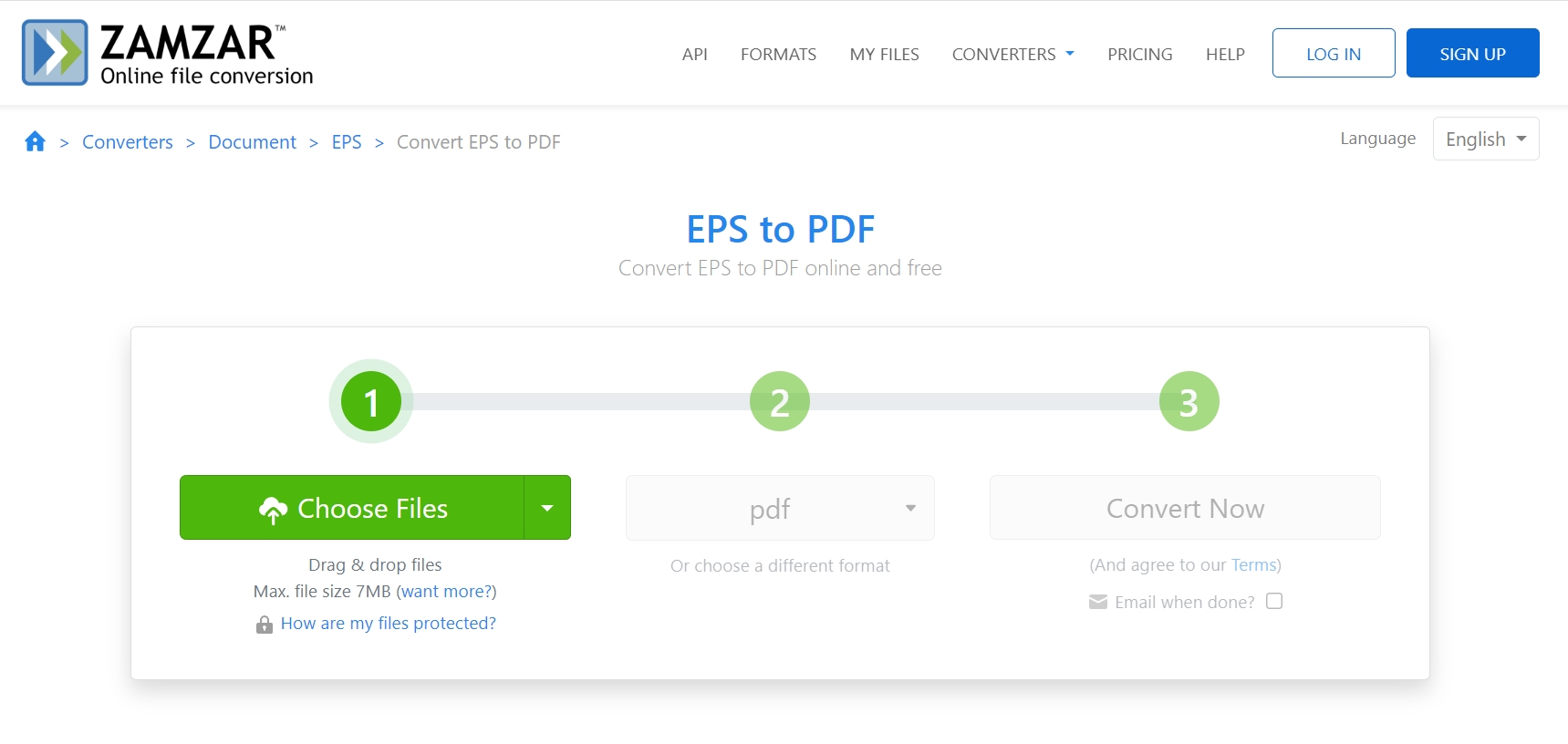 Converter EPS para PDF