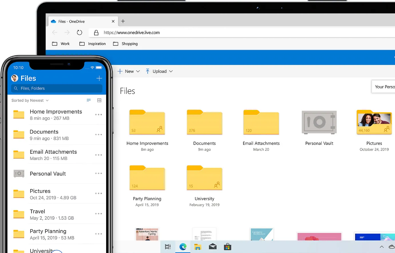 تطبيق مشاركة الملفات onedrive