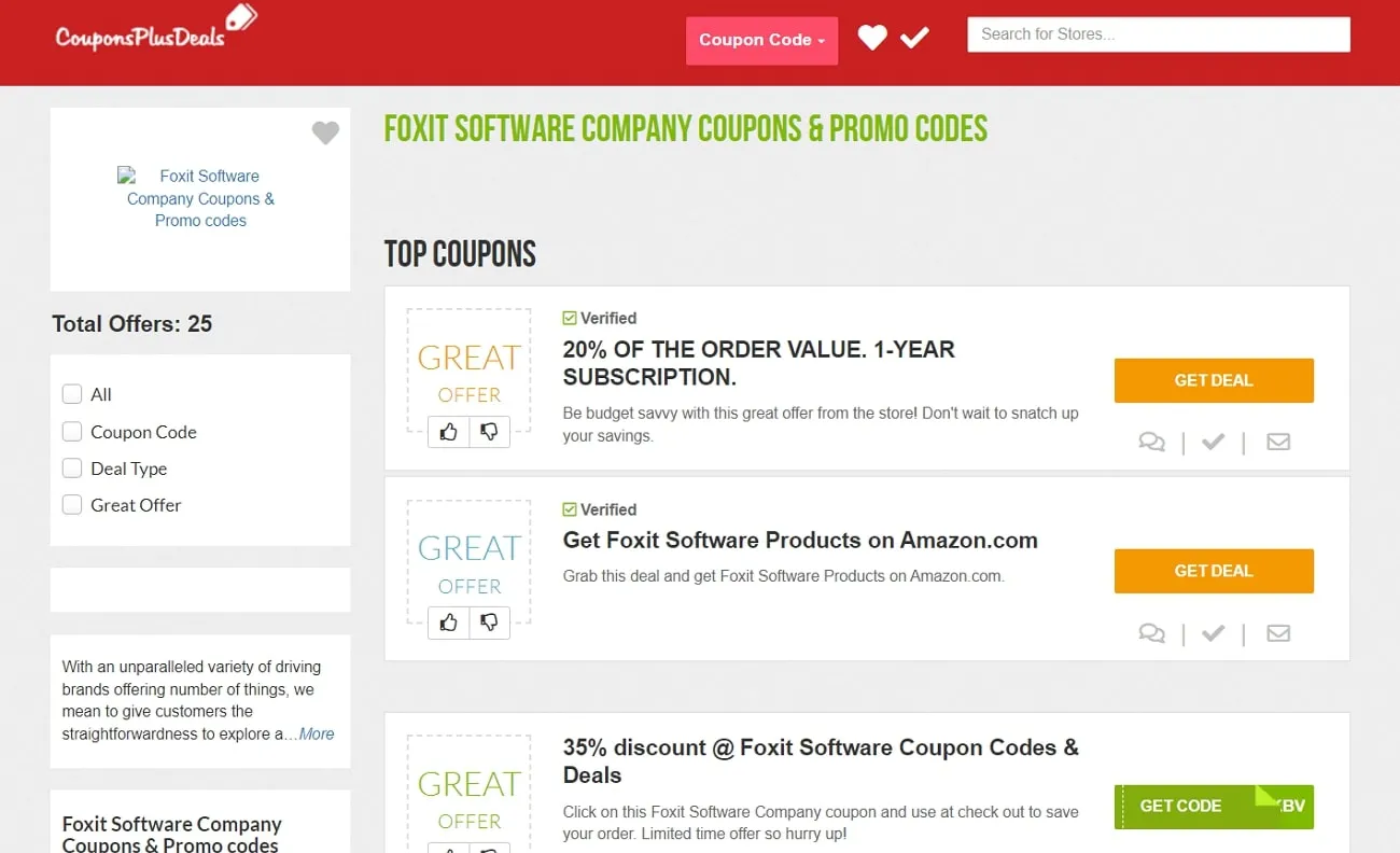 foxit promo code couponplusdeals website for foxit discounts
