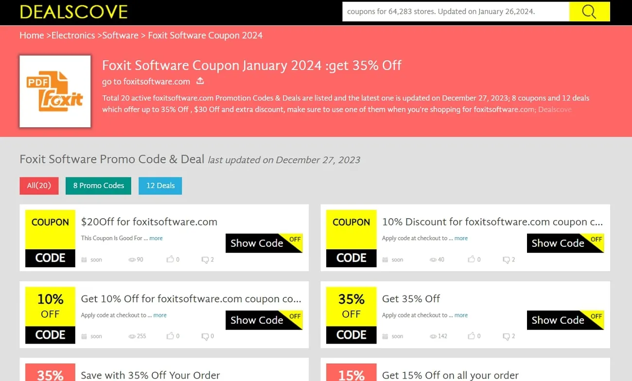 foxit promo code couponplusdeals website for foxit discounts