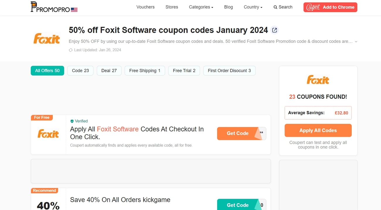 foxit promo code promopro website for foxit discounts