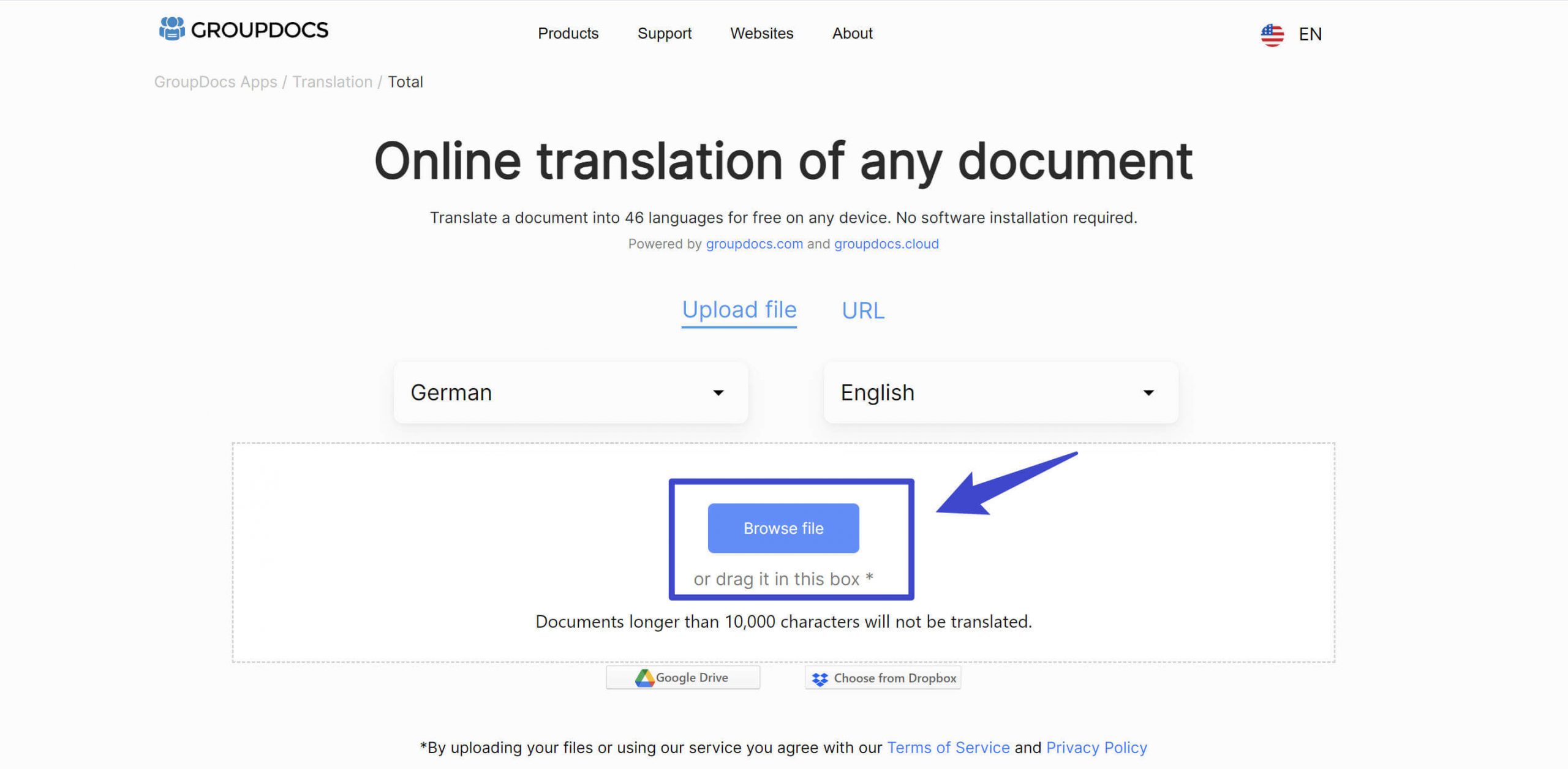 german to english image translation groupdocs