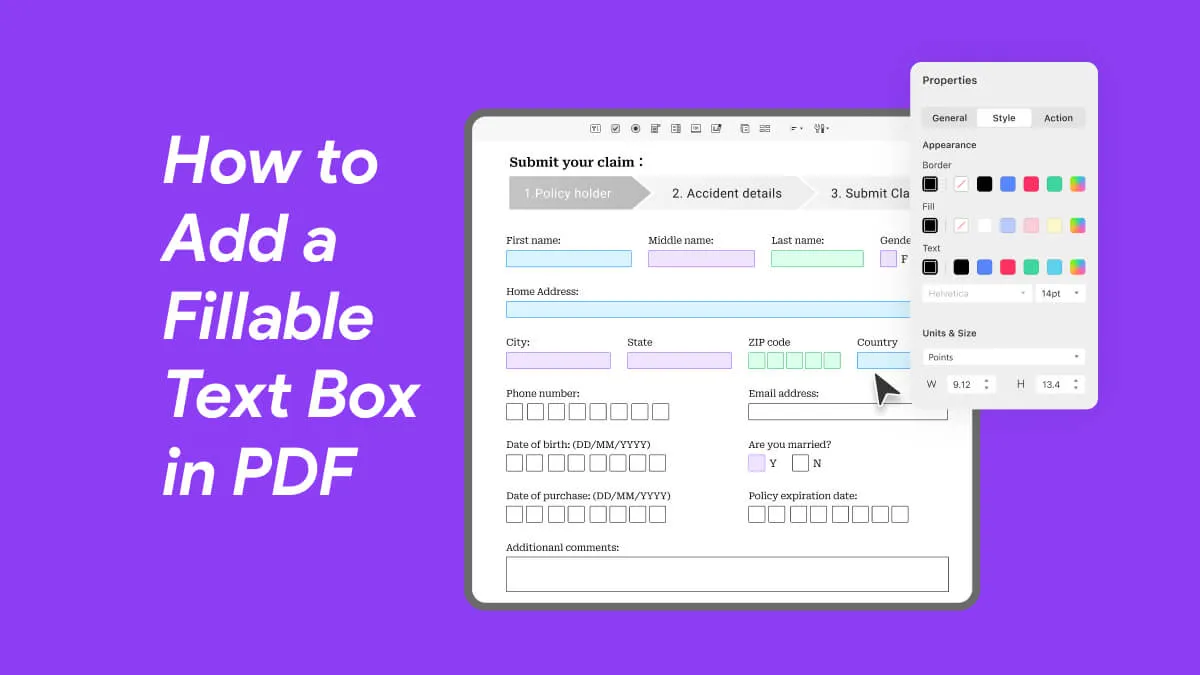 How to Add a Fillable Text Box in PDF? (Offline and Online)