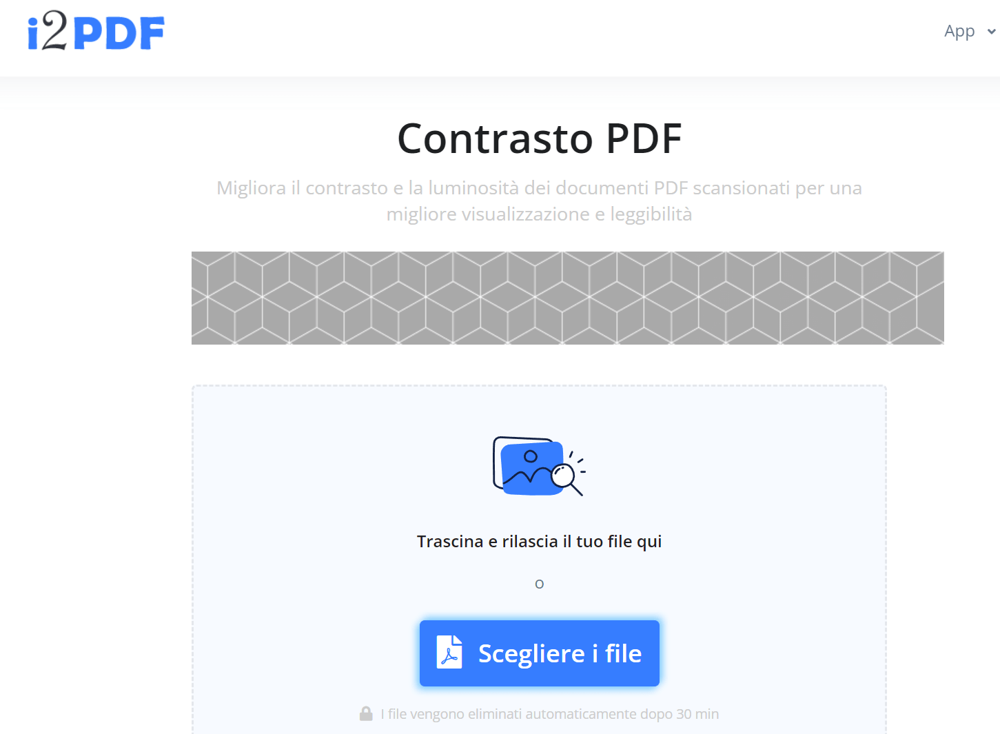 Modifica il contrasto del PDF online con i2PDF