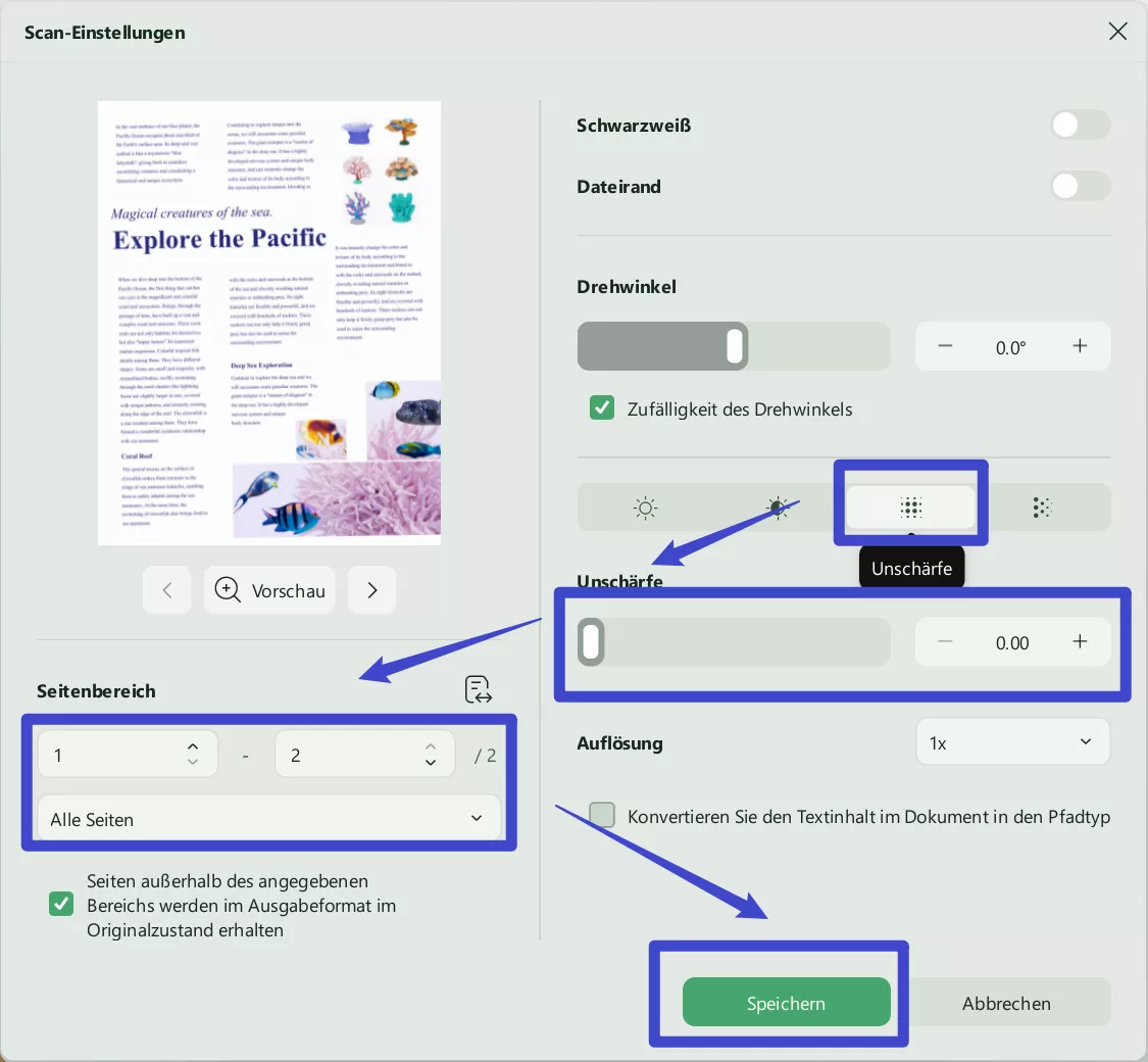 PDF mit UPDF unter Windows verwischen