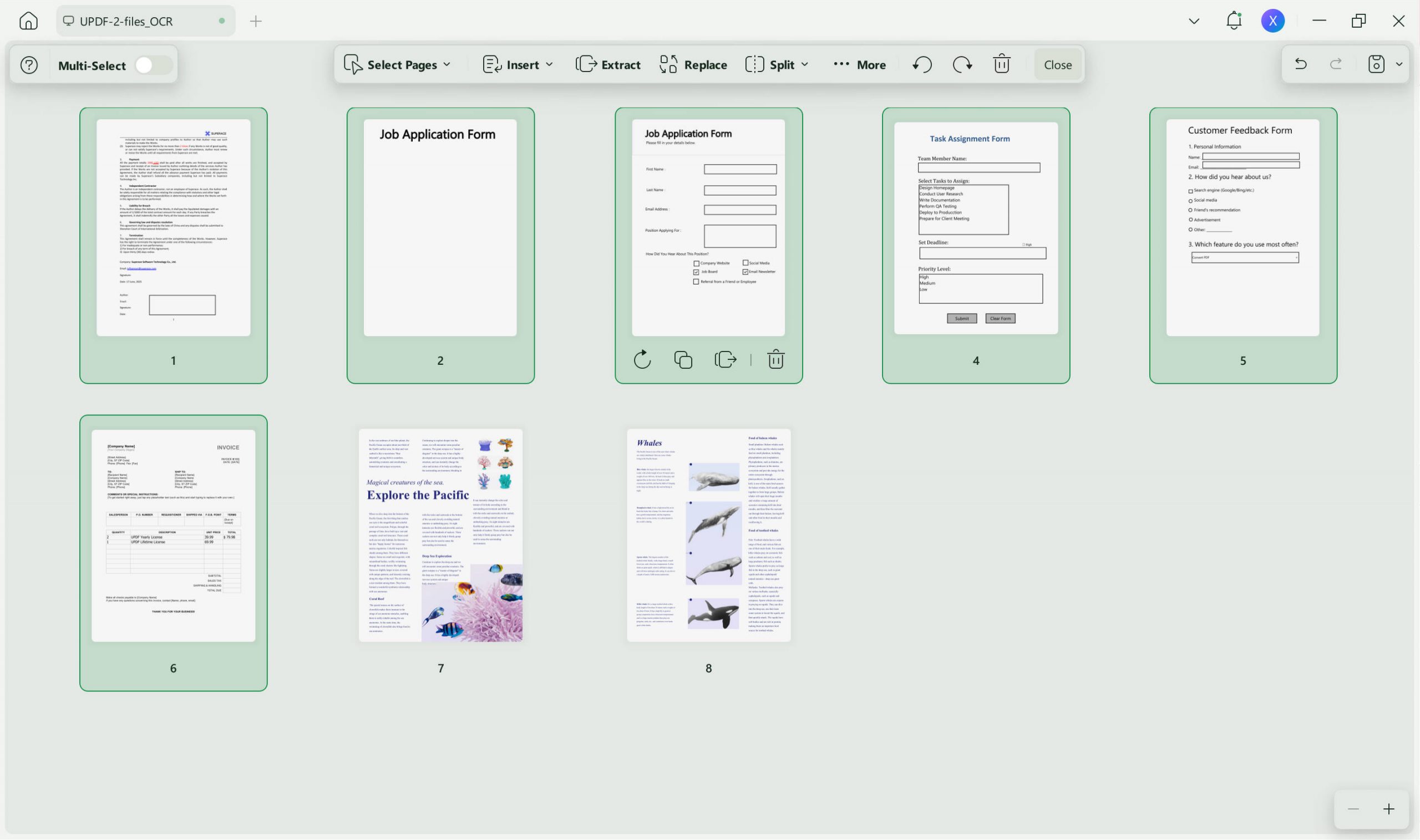 how to make a multi page pdf drag pdf pages