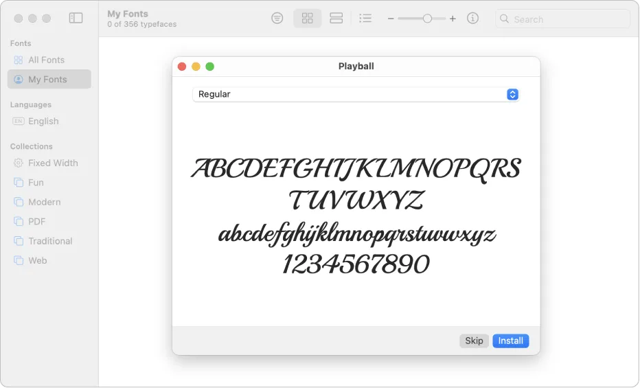 使用相同的字體編輯 pdf 更改字體 mac