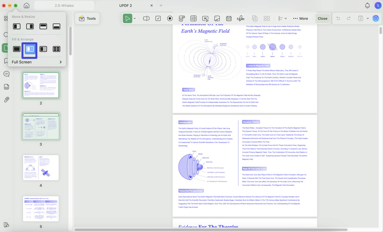 pdf side by side mac