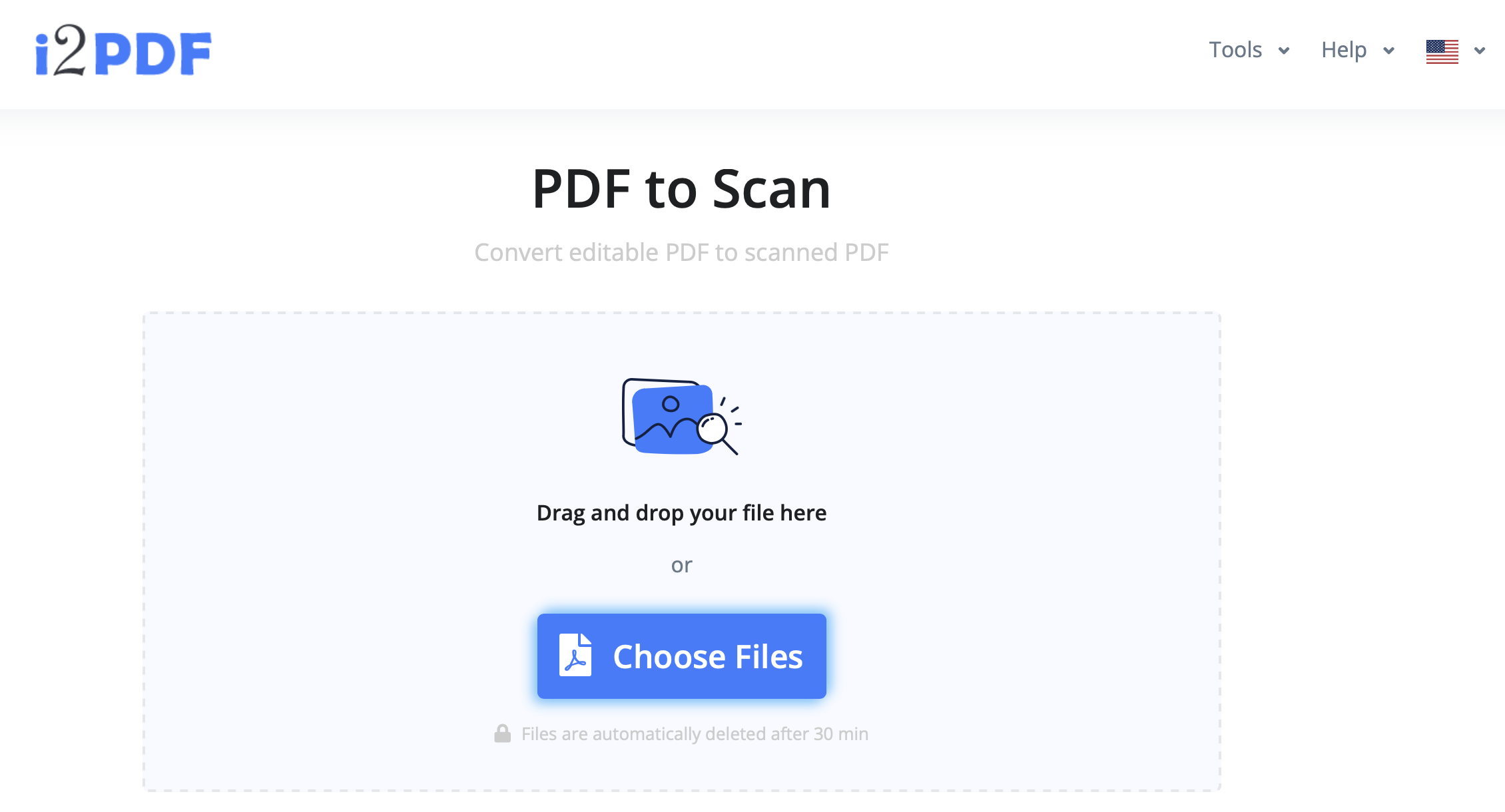 make pdf look scanned i2pdf