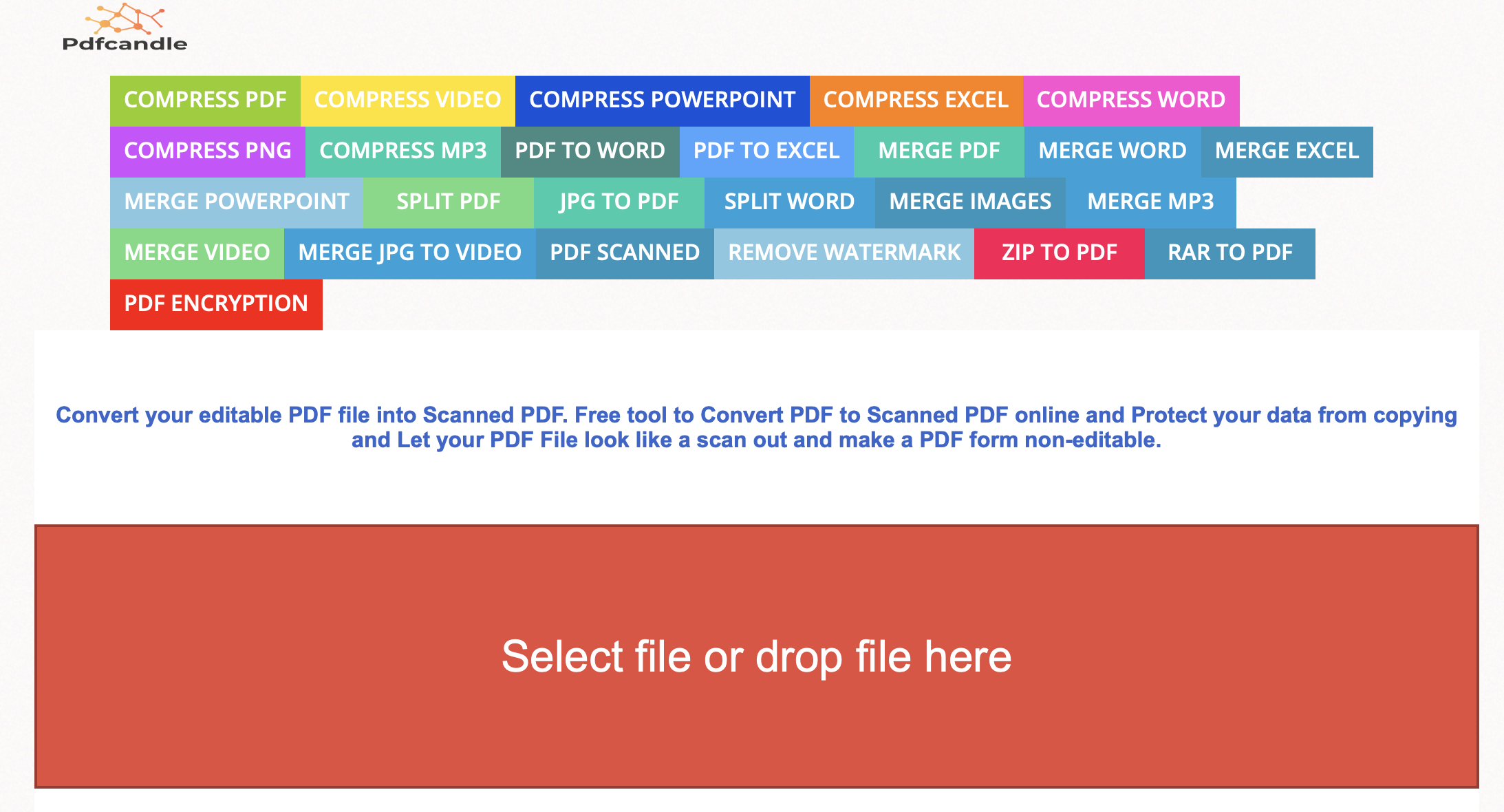 make pdf look scanned PDFCandle