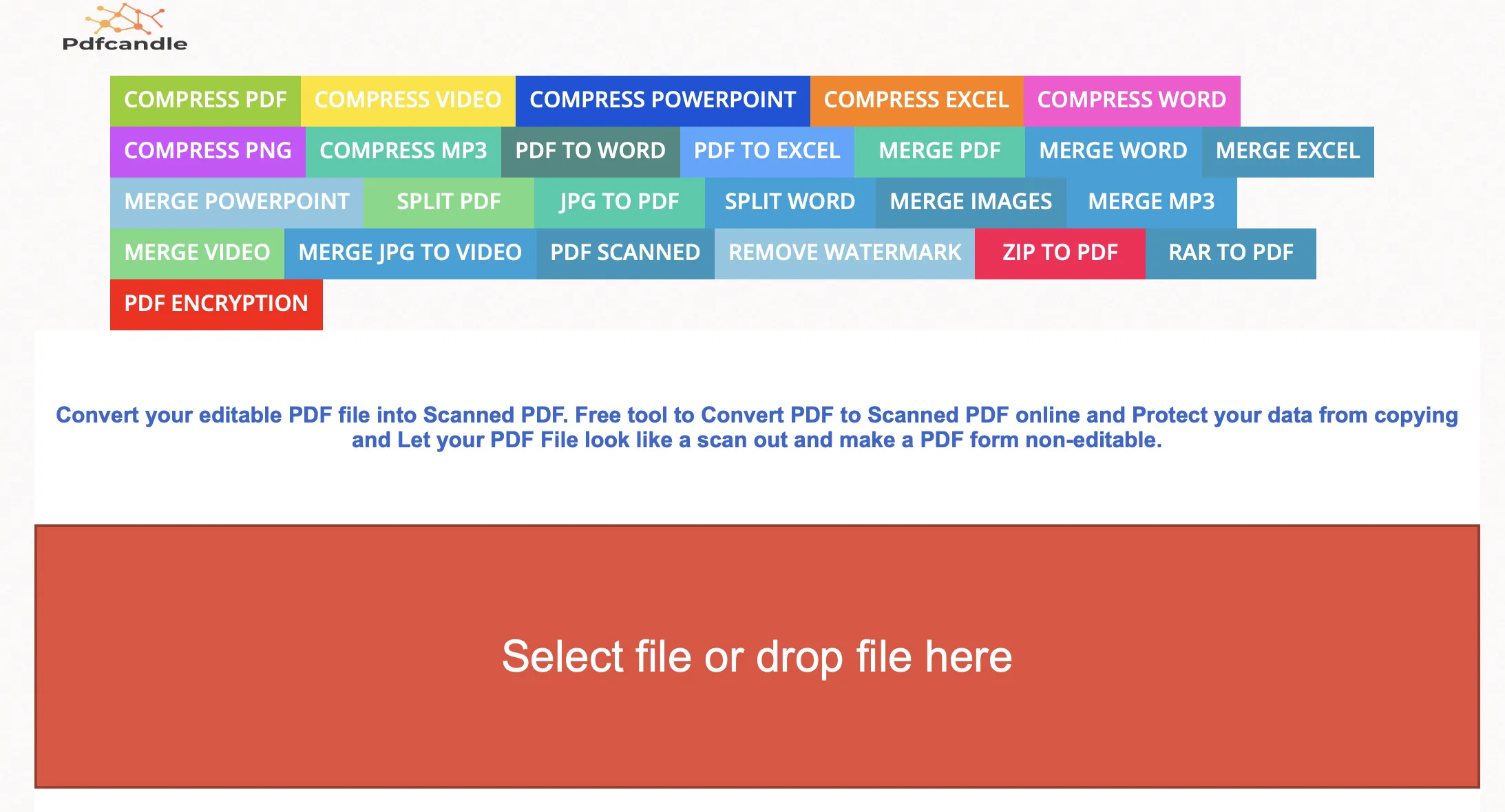 make pdf look scanned PDFCandle