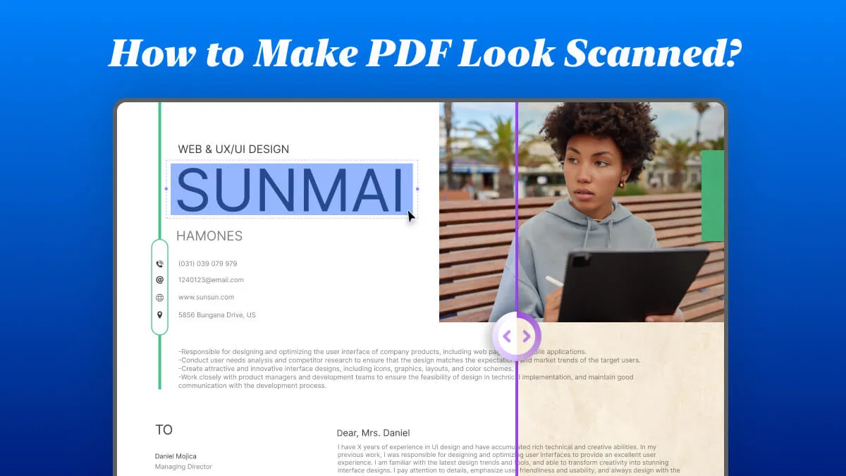 How to Make PDF Look Scanned? (3 Free Online Ways)