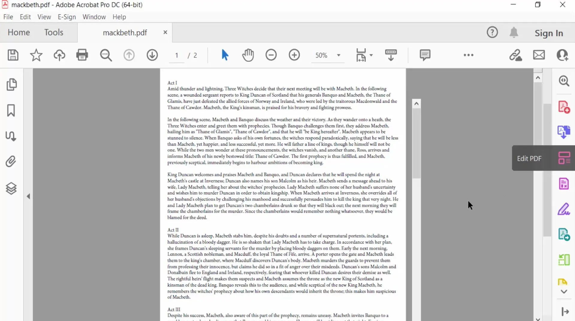 rendere trasparente un PDF in Adobe