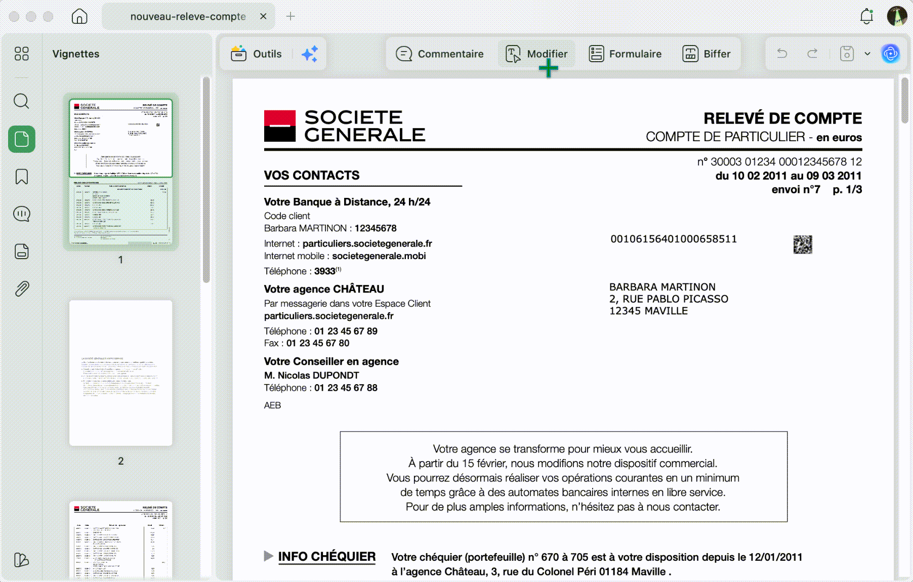 Modifier le texte existant dans un PDF avec UPDF