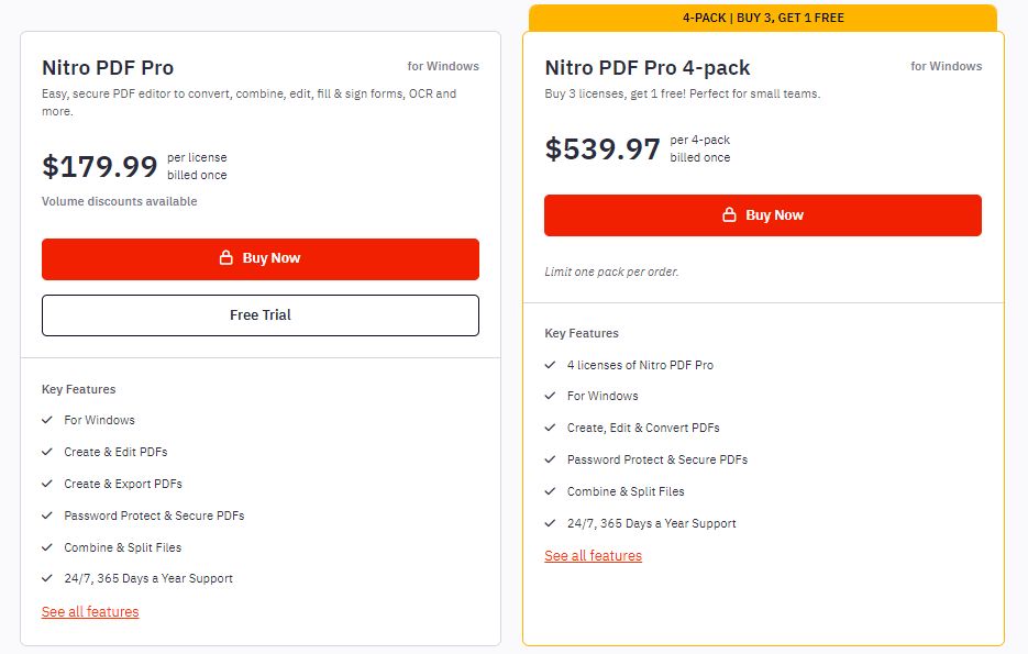 rich text format to pdf converter nitro pro Pricing Plans