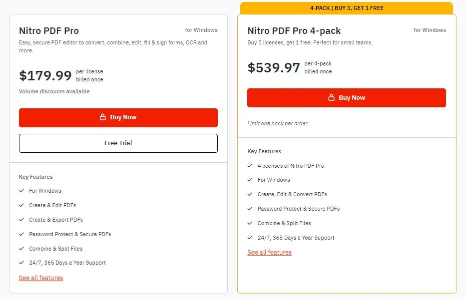 rich text format to pdf converter nitro pro Pricing Plans