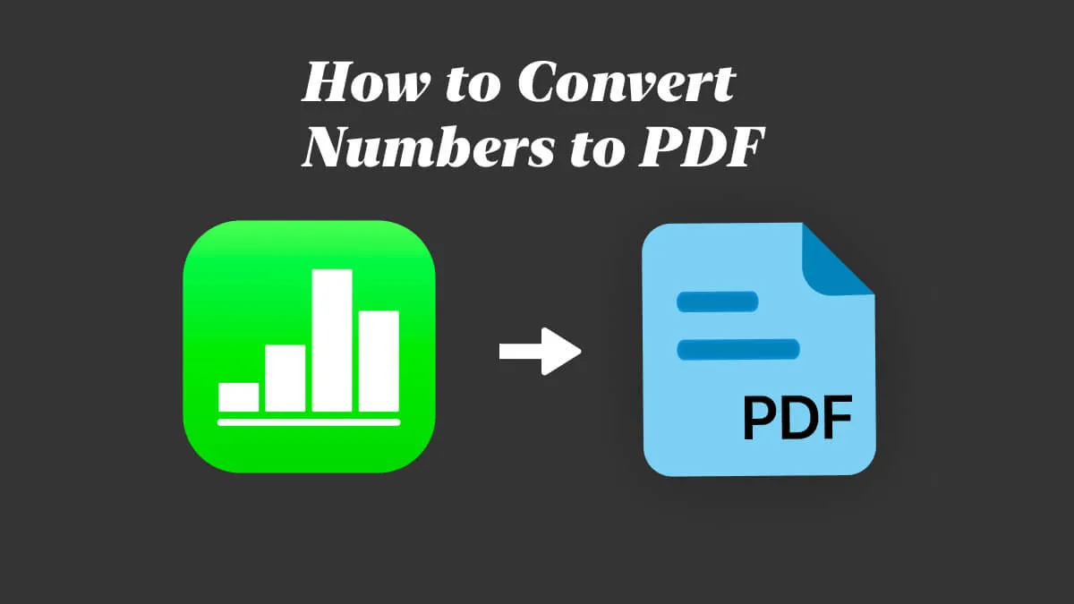 Change Numbers to PDF for Easy Access on Non-Apple Devices