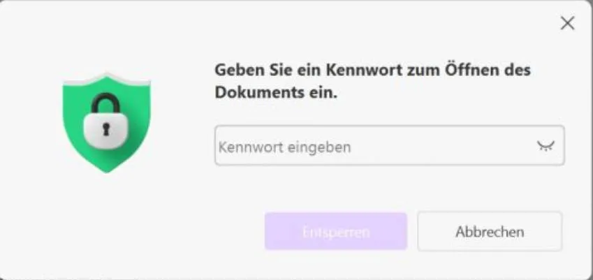 Geschütztes PDF auf Mac öffnen