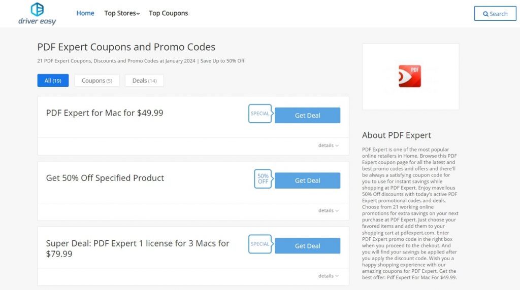 Top 5 sites to Get PDF Expert Coupon Code UPDF