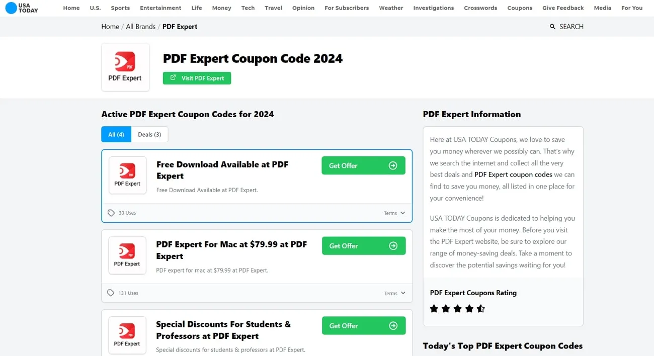 pdf expert promo code usa today pdf expert promo website