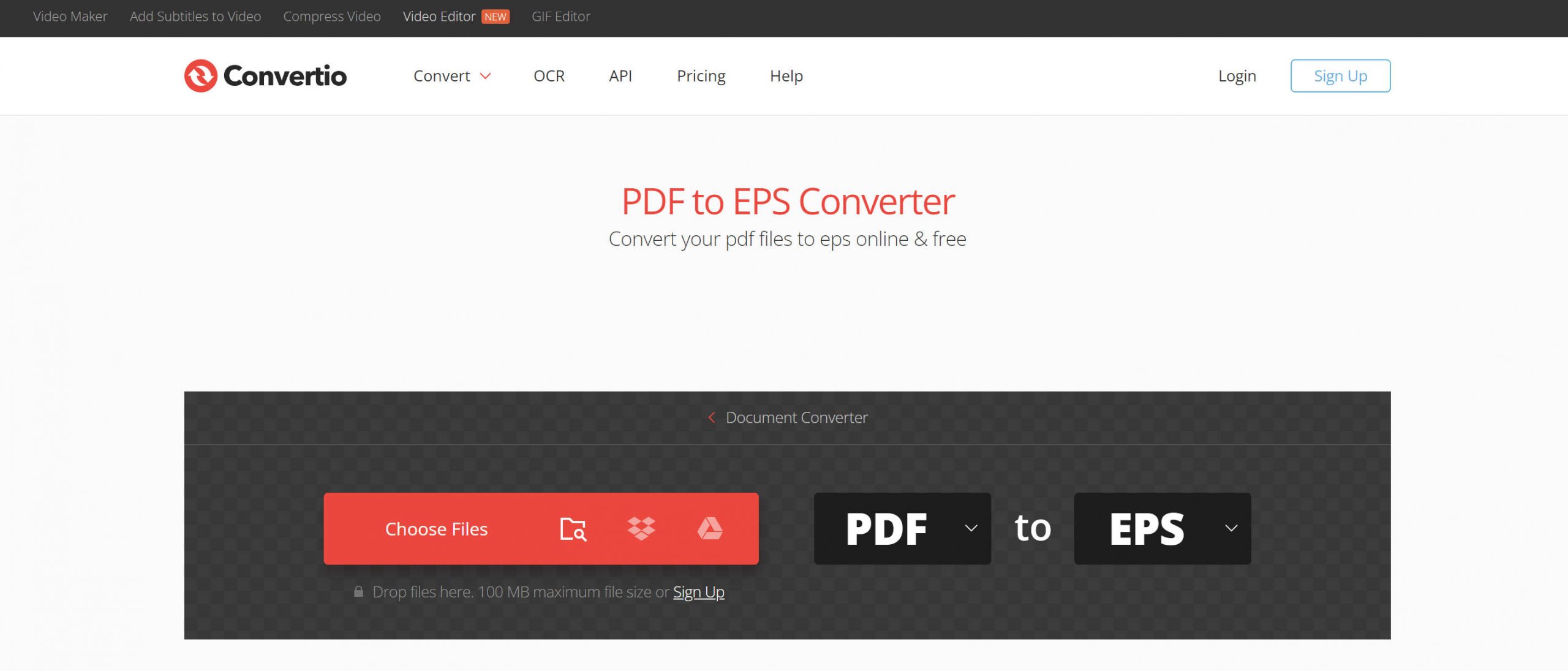 Converter PDF em EPS