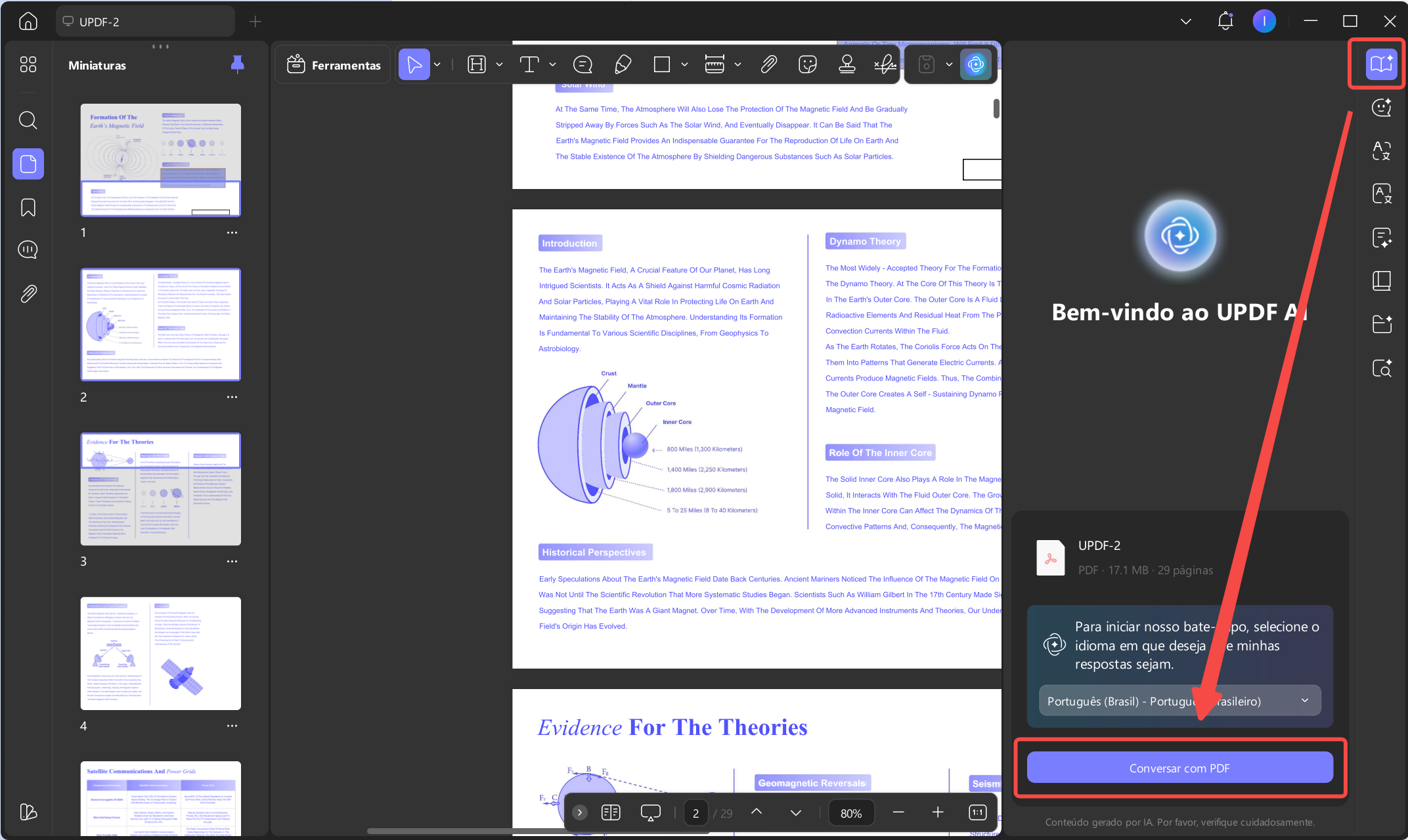 Ferramenta de IA para Conversar com PDF