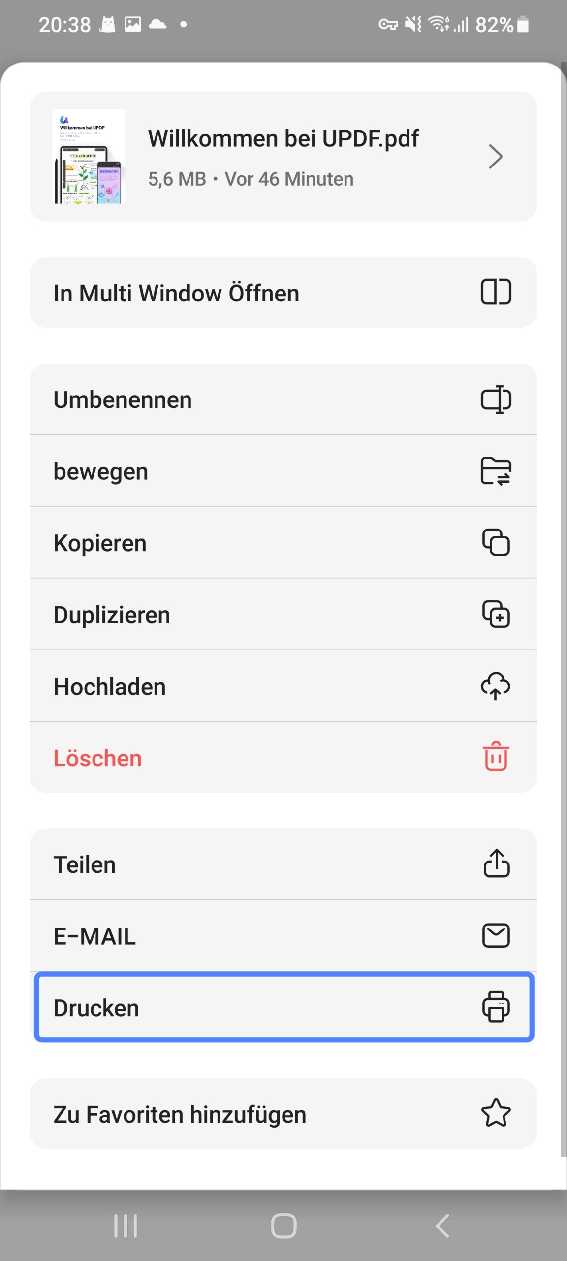 PDF-Datei drucken