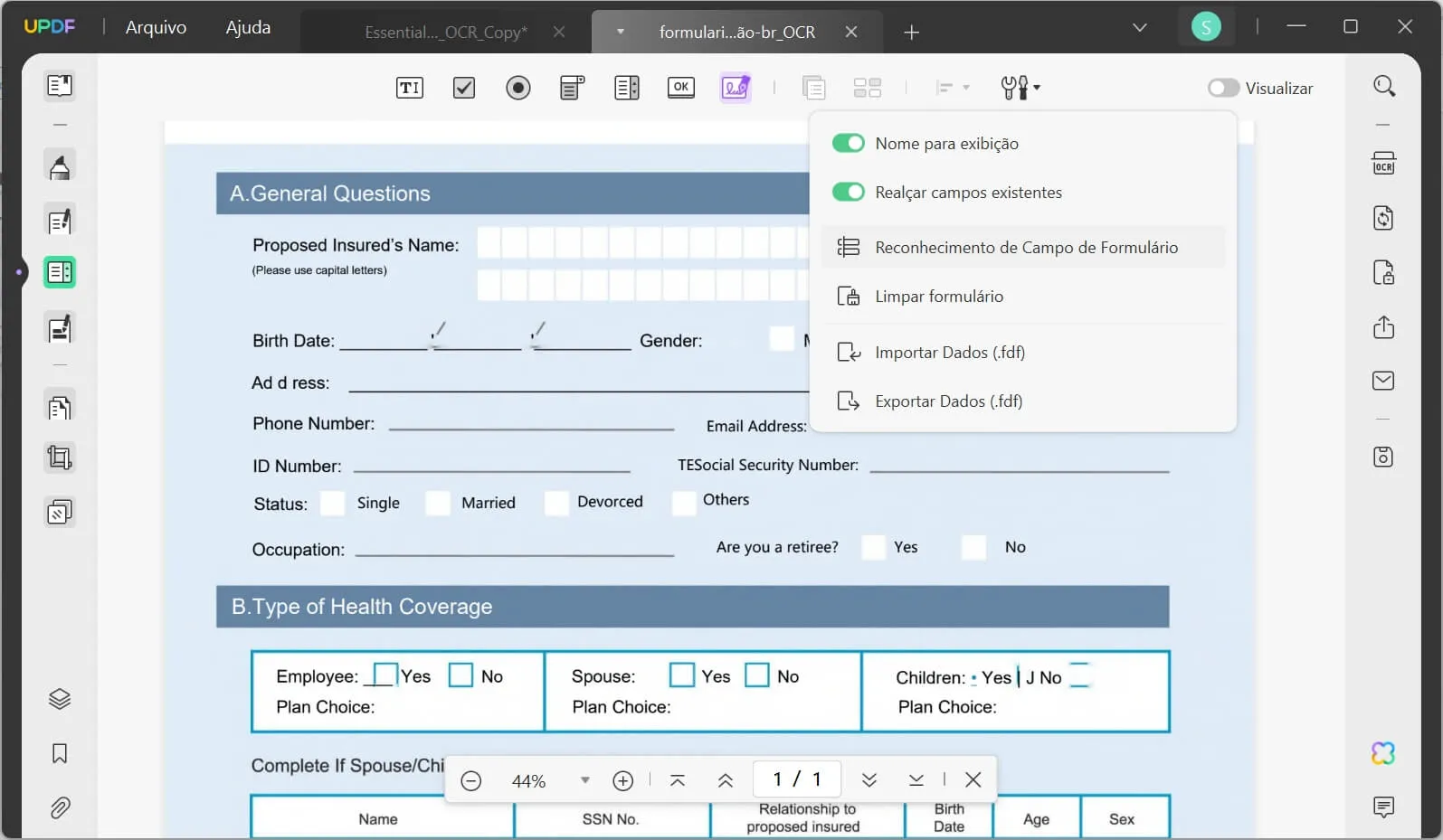 Como Criar PDF Preenchível a partir do Excel