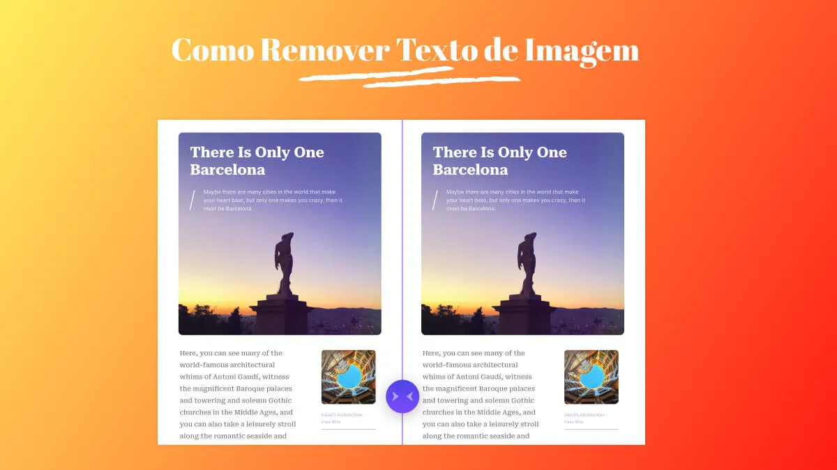 Edição de Imagem Simples: Técnicas para Remover Texto de Imagem