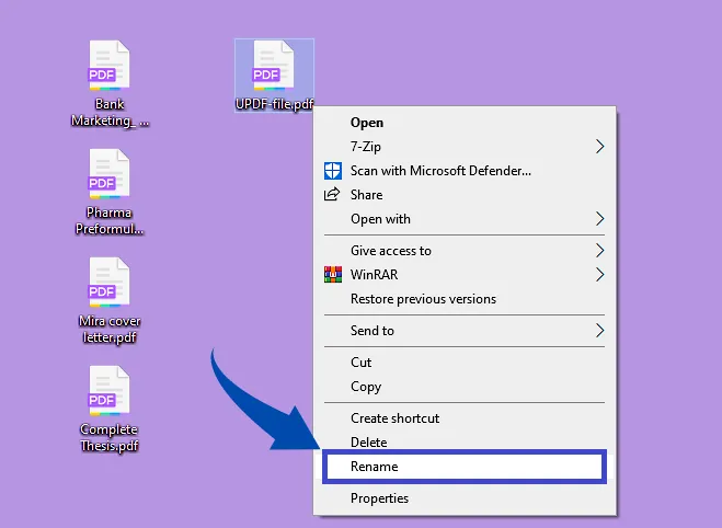 rename pdf rename PDFs on Windows
