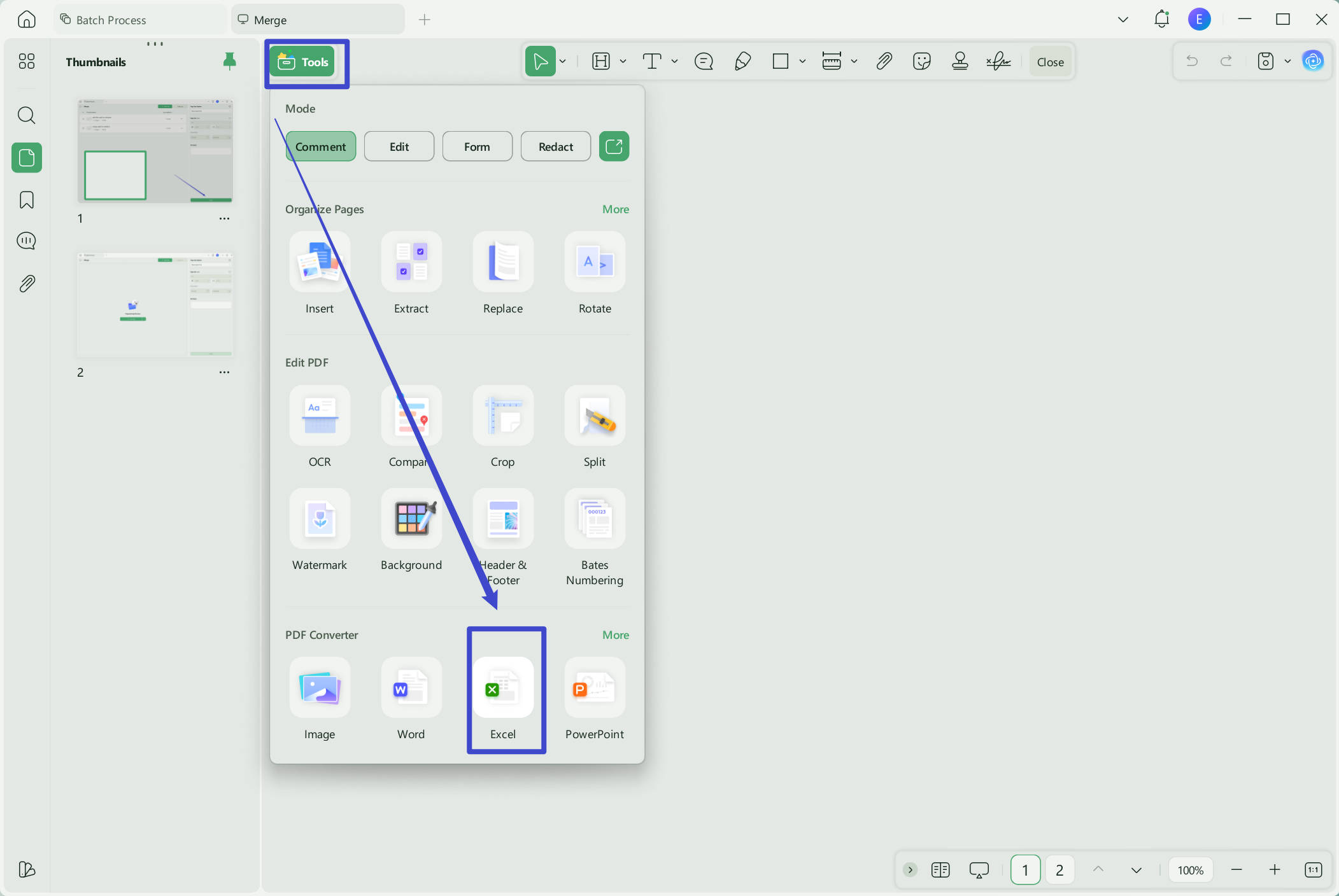 merge excel files export to excel