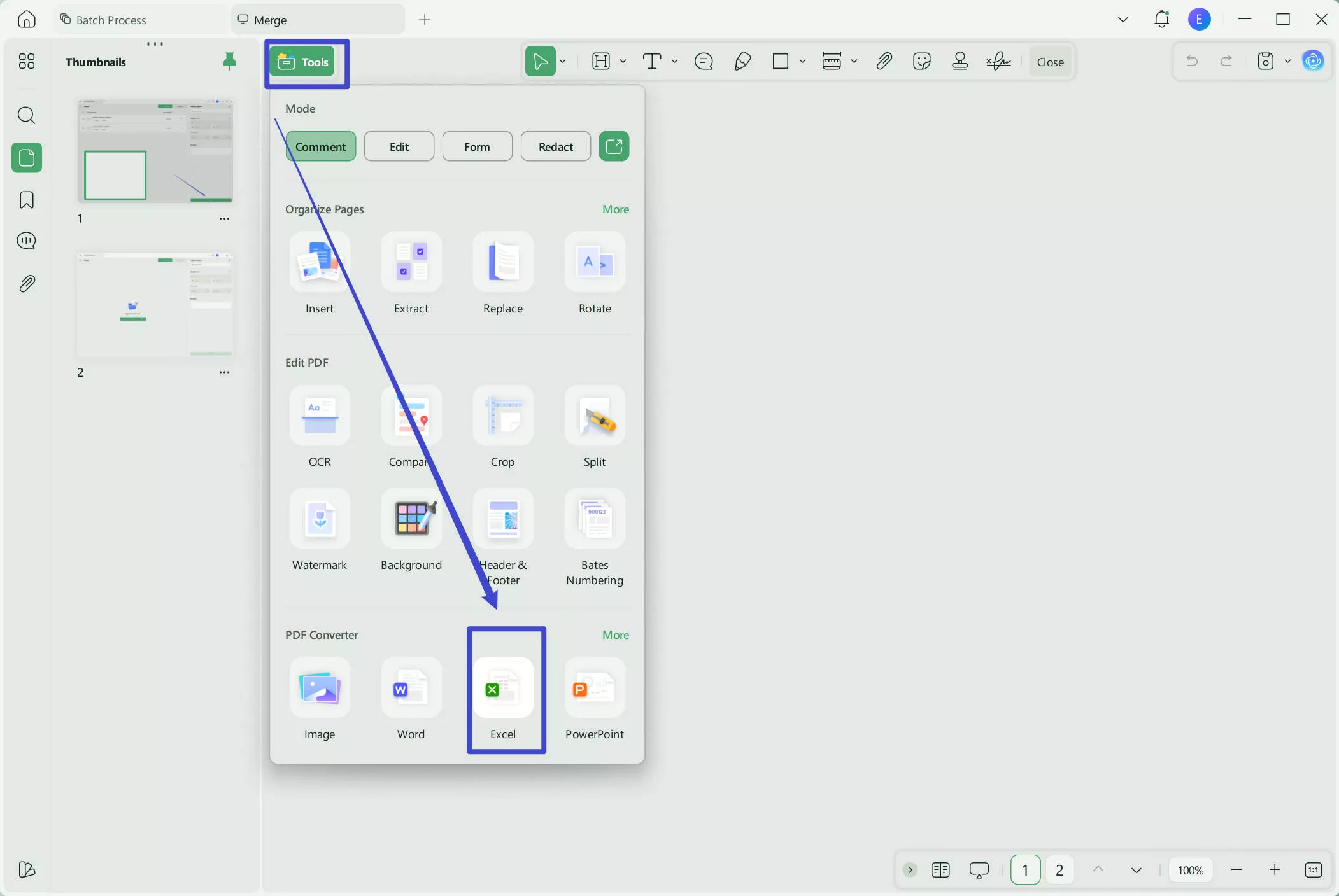 merge excel files export to excel