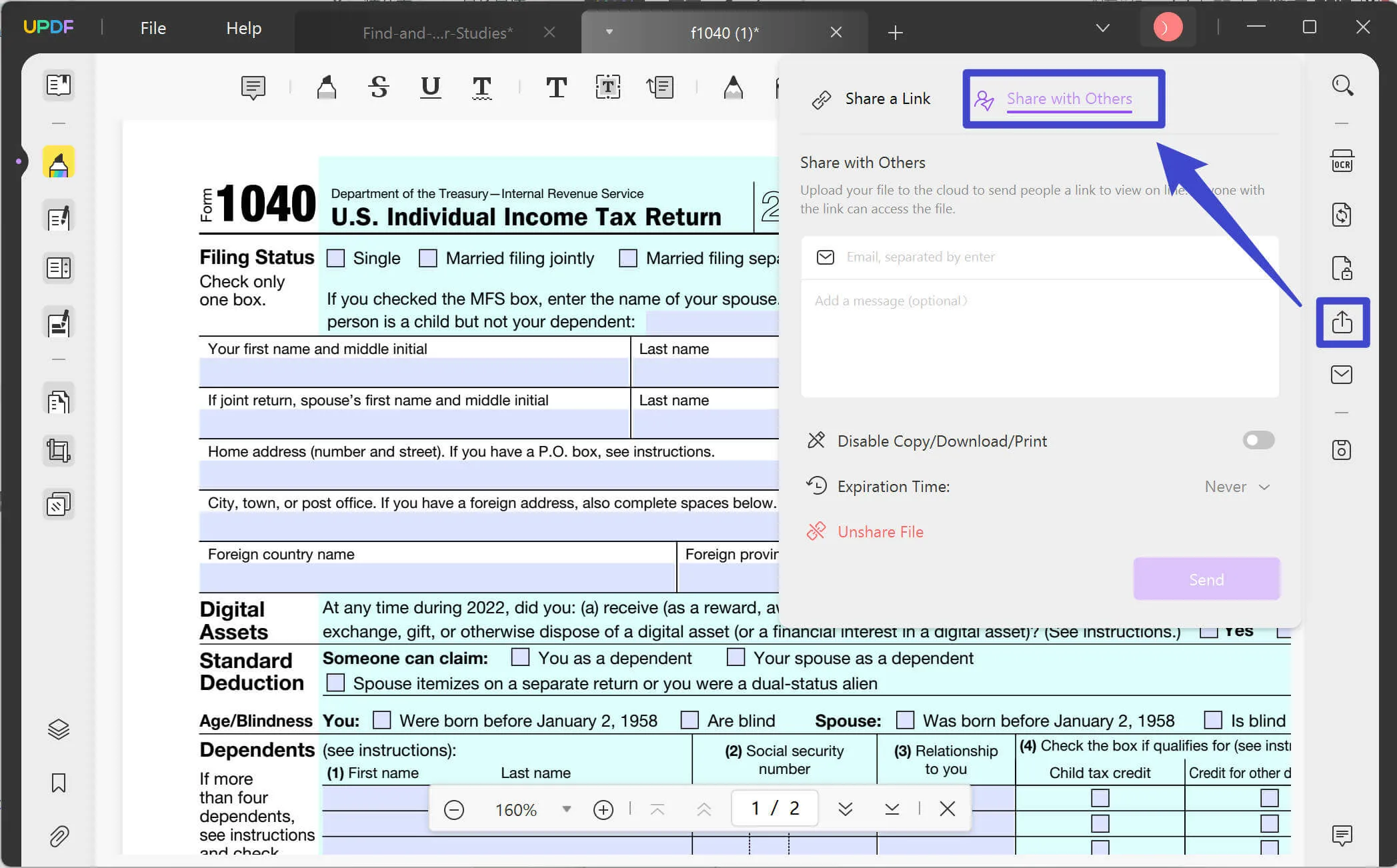 how to sign a contract via email share with others