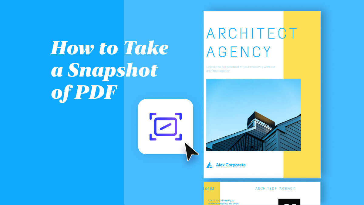 Beginners Tutorial Learn How to Snapshot PDF UPDF